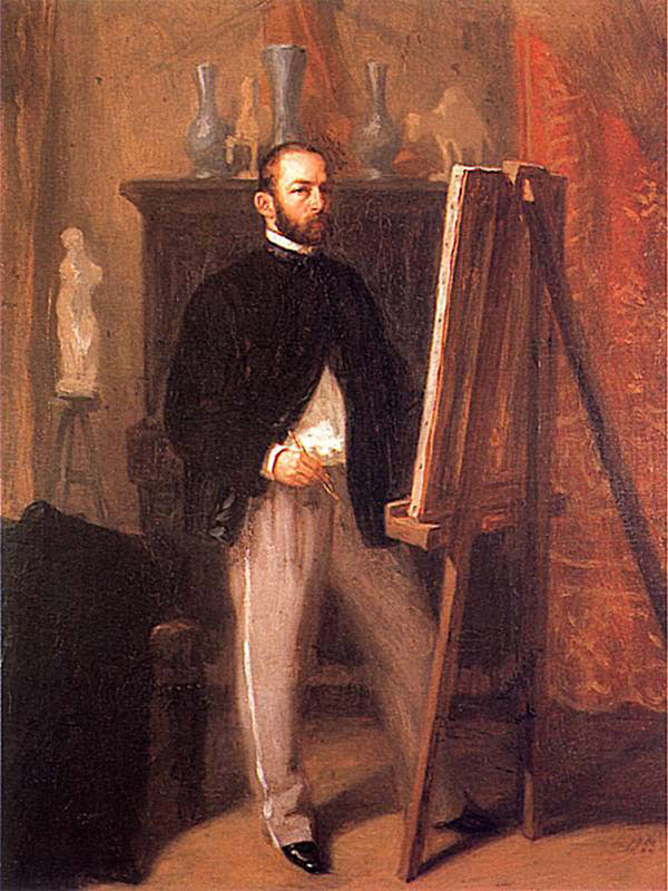Self-portrait at the Easel 